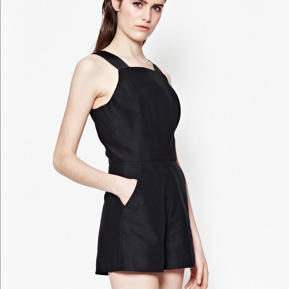 French Connection Paradise Playsuit Satin Romper